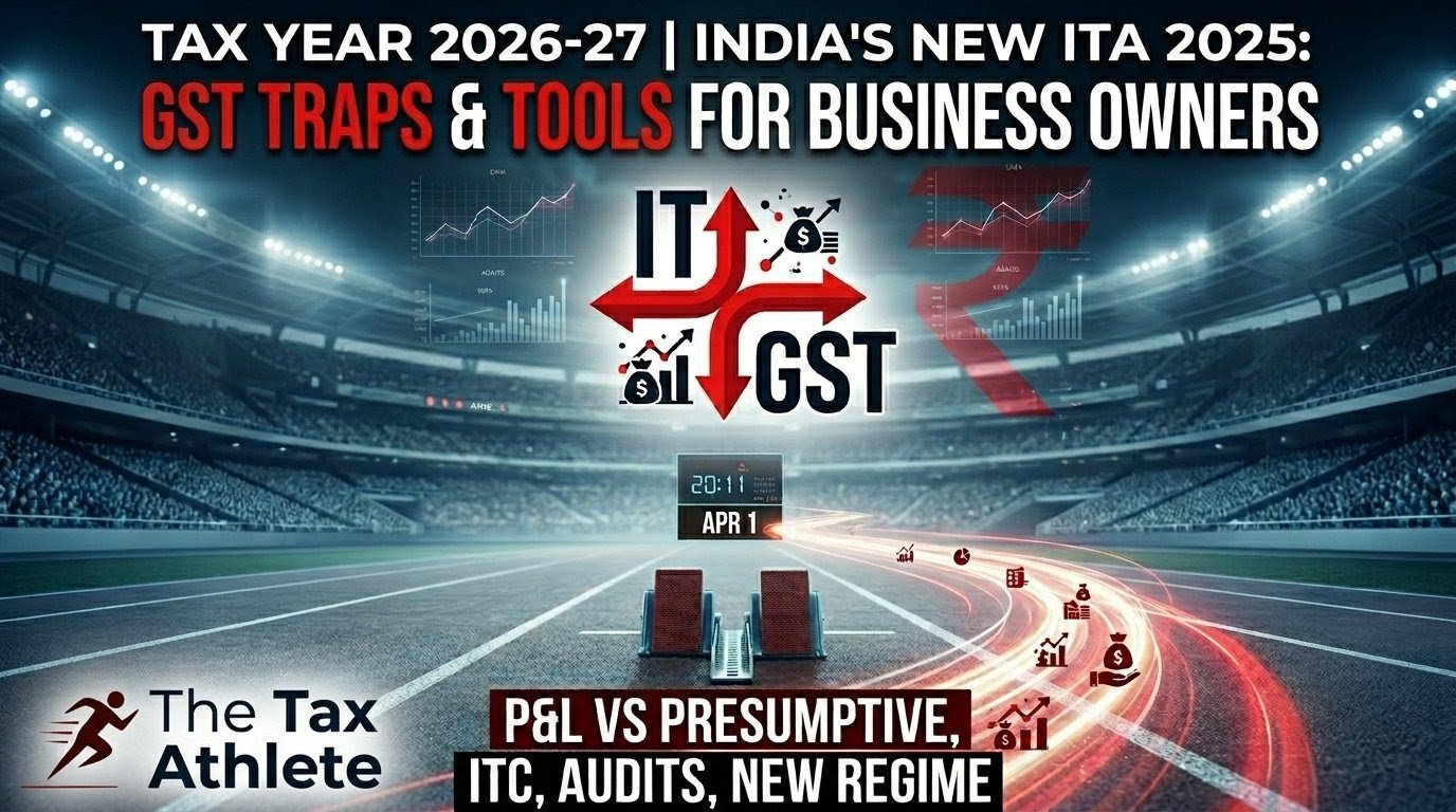 India’s New Income Tax Act 2025: What the Structural Overhaul Means for Business Owners Who Also File GST